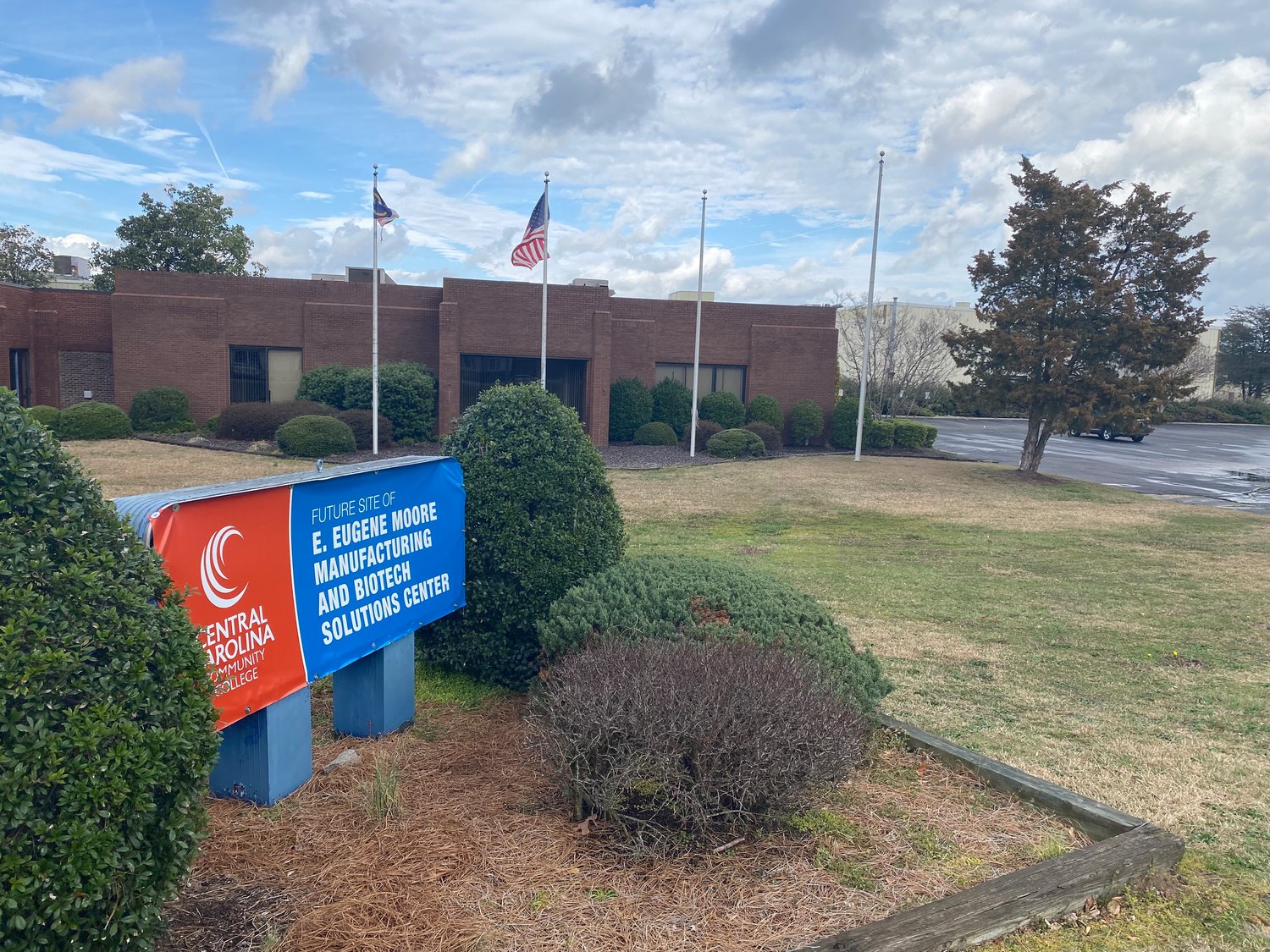 The former manufacturing hub for Marelli is in the process of being transformed into The Moore Center — the hub of training and technology at Central Carolina Community College.